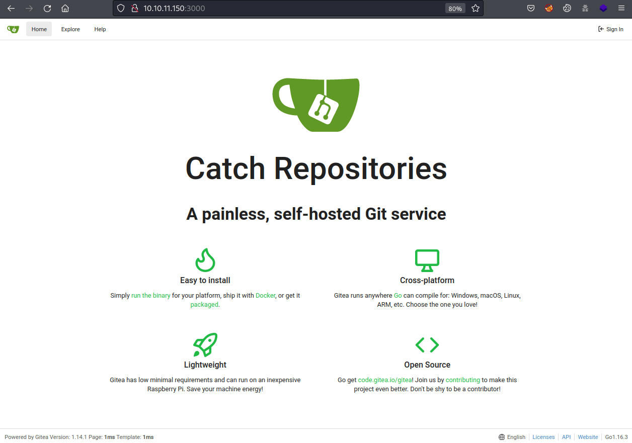 Catch repositories