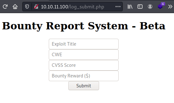 Bounty Report System