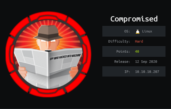 Cover Image for Compromised - [HTB]