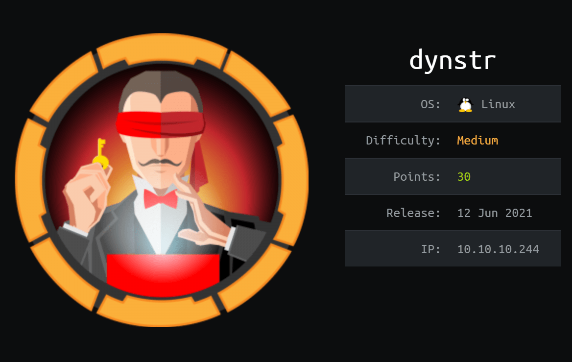 Cover Image for Dynstr - [HTB]