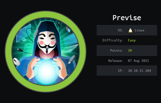 Cover Image for Previse - [HTB]