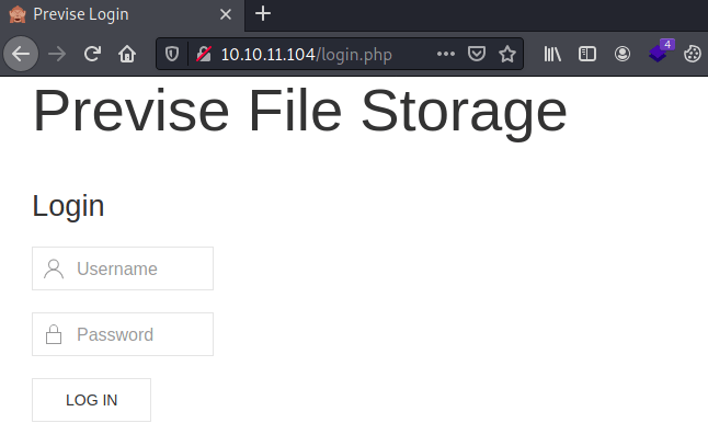 Previse File Storage login.php